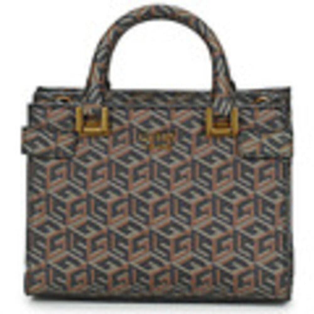 "Guess ATENE MINI SATCHEL Womens Handbag in Black | Stylish & Sophisticated "
